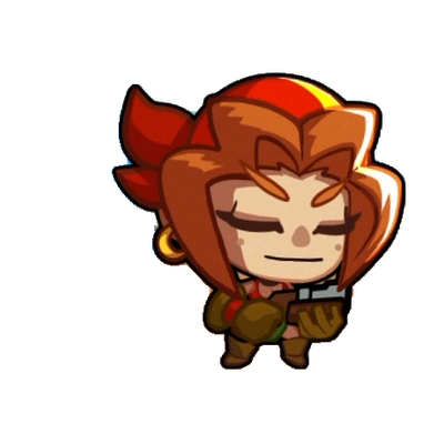 Beasty animated hero with background removed