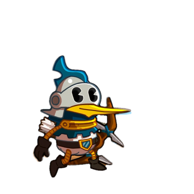 Birdy animated hero with background removed