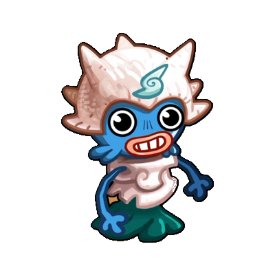 Squiggly animated hero with background removed
